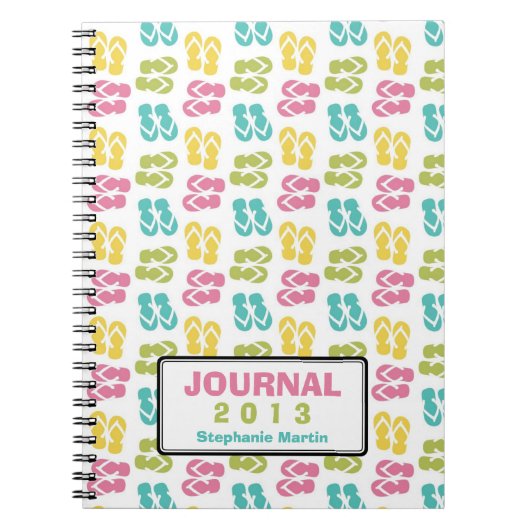 Summer fun flip flop sandale journal annuel person (Devant)
