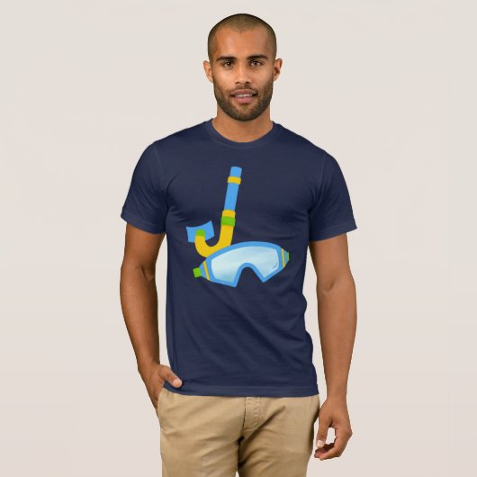 Summer Fun Mannen Basic Bella Canvas T-Shirt (Voorkant volledig)