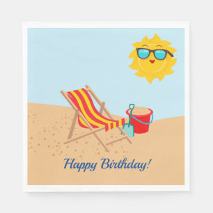 Summer Fun Paper Napkin Servet