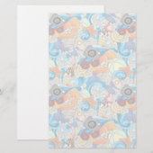Summer Fun Pattern Briefpapier (Voorkant / Achterkant)