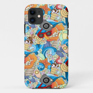 Summer Fun Pattern iPhone 11 Hoesje