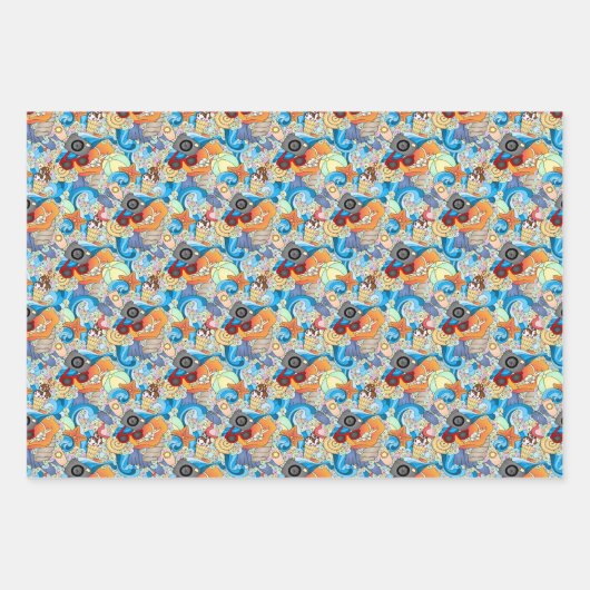 Summer Fun Pattern Inpakpapier Vel (Voorkant 2)