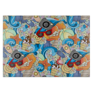 Summer Fun Pattern Snijplank