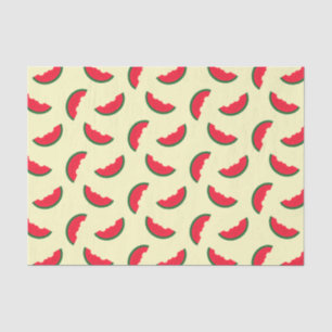 Summer Fun Red Watermelon Pattern Tissuepapier