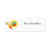 Summer Fun Return Address Labels (Voorkant)