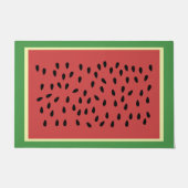 Summer Fun Whimsical Watermelon door Mat Welcome (Voorkant)