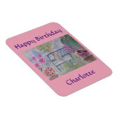 Summer Garden Bench Magneet (Rechterzijde)