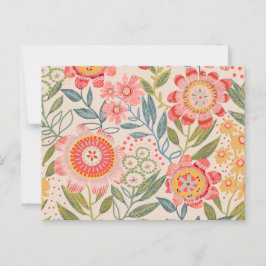 Summer Garden Bold Blooms  Briefkaart
