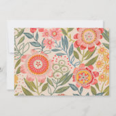Summer Garden Bold Blooms Kaart (Achterkant)