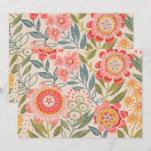 Summer Garden Bold Blooms Kaart (Voorkant / Achterkant)