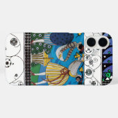 SUMMER GARDEN EN SWIRLS/MODE COSTUME DESIGNER Case-Mate iPhone CASE (Achterkant (horizontaal))