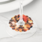 SUMMER GARDEN FLOWERS WIJNGLASLABEL (Dichtbij)