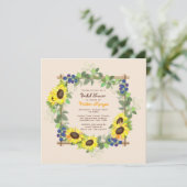 Summer Garden Invitation Kaart (Staand voorkant)