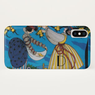 SUMMER GARDEN/MODE COSTUME DESIGNER MONOGRAM iPhone X HOESJE