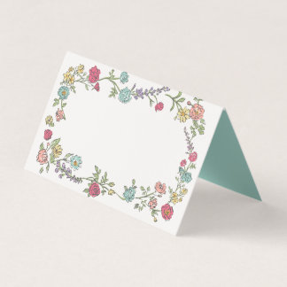 Summer Garden Party Bright Bloemen Tafel Plaats Ka Kaart