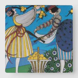 SUMMER GARDEN VIERKANTE KLOK