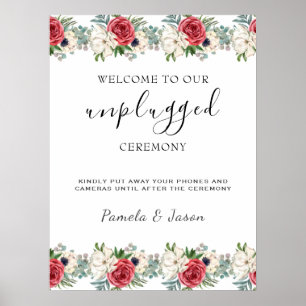 Summer Garden Waterverf Bloemen unplugged teken Poster