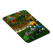 Summer Gardening Cats Magneet (Rechterzijde)