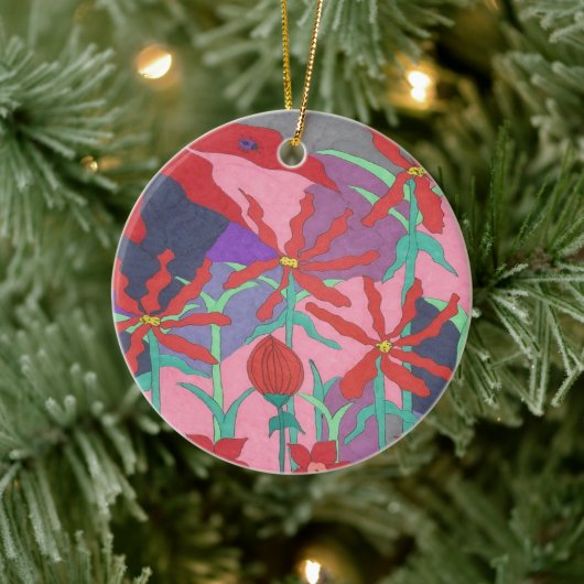 Summer Gardens at Night Keramisch Ornament (Boom)