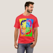 Summer Gecko pop T-shirt (Voorkant volledig)