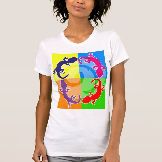 Summer Gecko pop T-shirt (Voorkant)