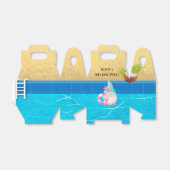 Summer Gnome Pool Birthday Party Bedankdoosjes (Uitgevouwen)