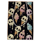 Summer Gothic schedels Ice Cream Spooky Medium Cadeauzakje (Achterkant)
