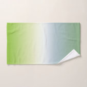 Summer Gradient Cool Blue Green Ombre Bad Handdoek (Handdoek)
