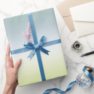 Summer Gradient Cool Blue Green Ombre Cadeaupapier