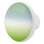 Summer Gradient Cool Blue Green Ombre Keramische Knop (Rechts)