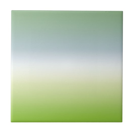 Summer Gradient Cool Blue Green Ombre Tegeltje (Voorkant)