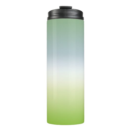 Summer Gradient Cool Blue Green Ombre Thermosbeker (Voorkant)