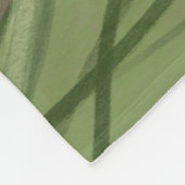 Summer Grass Fleece Deken (Hoek)