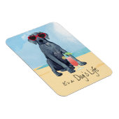 Summer Great Dane Magnet Magneet (Rechterzijde)