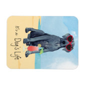 Summer Great Dane Magnet Magneet (Horizontaal)