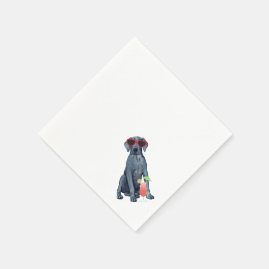Summer Great Dane Napkins Servet (Hoek)