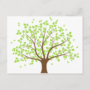 Summer Green Tree Briefkaart