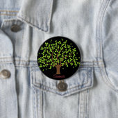 Summer Green Tree Button (In situ)