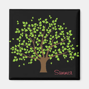 Summer Green Tree Magnet Magneet