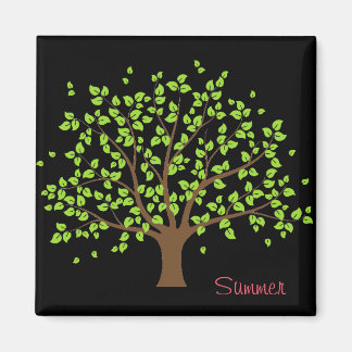 Summer Green Tree Magnet Magneet