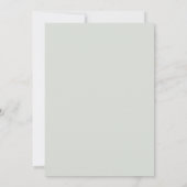 Summer Greenery met Gold Geometric sparen de Datum Save The Date (Achterkant)