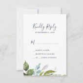 Summer Greenery Simple RSVP-kaart RSVP Kaartje (Voorkant)