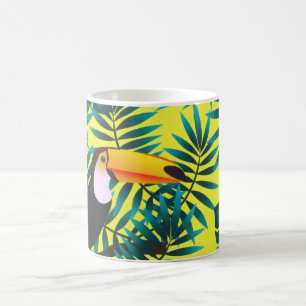 Summer Greenery Tropical Toucan Jungle Foliage Koffiemok