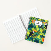 Summer Greenery Tropical Toucan Oerwoud Foliage Notitieboek (Binnen)