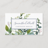 Summer Greenery Visitekaartje (Voorkant)