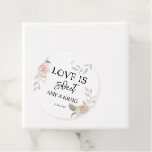 Summer Greenery Wedding Welcome Gift Bedankjes Labels (In situ)