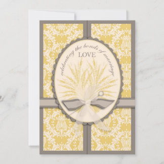Summer Harvest Wedding Invitation Card Kaart