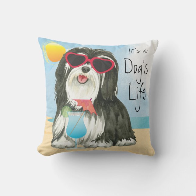 Summer Havanese Buitenkussen (Voorkant)