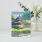 Summer Haven, Wooden Villa Briefkaart (Staand voorkant)