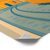 Summer Holiday Destination Portugal  Poster (Hoek)